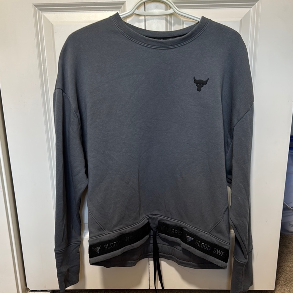 Under Armour Project Rock Gray Sweatshirt
